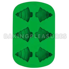 Wilton Christmas Tree 6 Cavity Silicone Mould