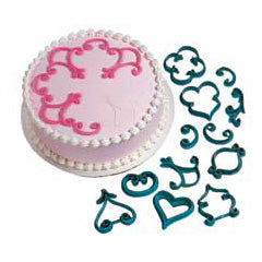 Wilton Decorator Favourites Pattern Press 12 pcs Set