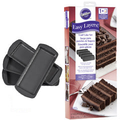 Wilton Easy Layer 4 Piece Loaf Cake Pan Set