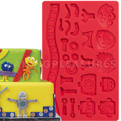 Wilton Fondant & Gum Paste Robots and Monsters Mould