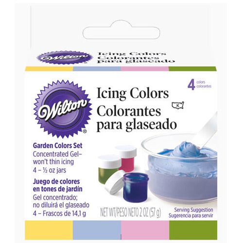 Wilton Garden Tone 4 Icing Colours Set