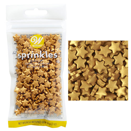 Wilton Gold Stars Sprinkles 56g