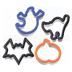 Wilton Halloween Grippy Cutter Set 4pcs