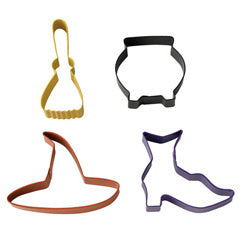 Wilton Halloween Witch Themed Cutters 4pcs