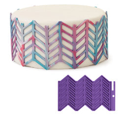 Wilton Herringbone Silicone Precision Patterns