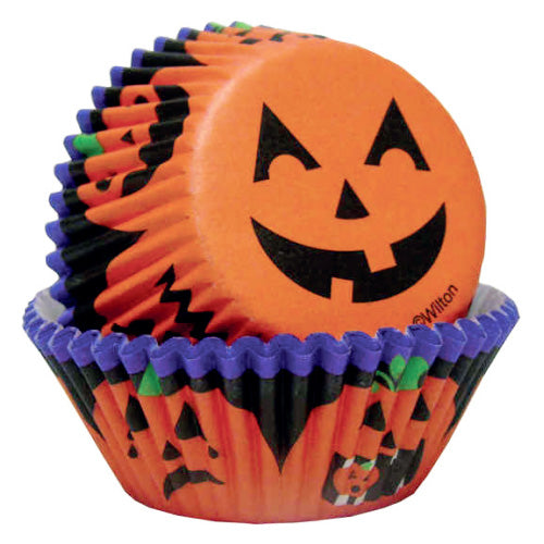 Wilton Jack o Lanterns Halloween Baking Cups 75pcs
