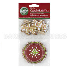 Wilton Jolly Fun Christmas Cupcake Combo 24pcs