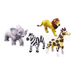 Wilton Jungle Animals Topper Set 4pcs