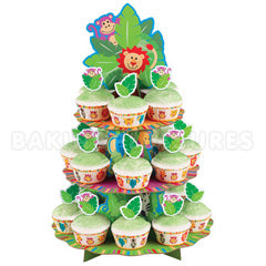 Wilton Jungle Pals Cupcake Stand Kit