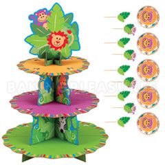 Wilton Jungle Pals Cupcake Stand Kit