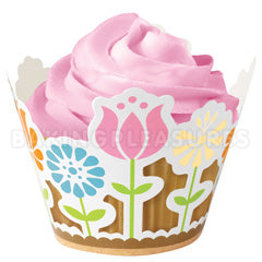 Wilton Modern Garden Party Cupcake Wrappers 18pcs
