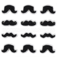 Wilton Moustache Icing Decorations