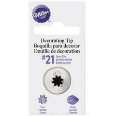 Wilton Open Star Piping Tip #21