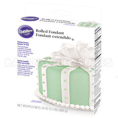 Wilton Pastel Green Rolled Fondant 680g