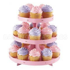 Wilton Pink Cupcake Stand (Cardboard)