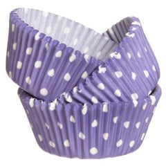Wilton Purple Polka Dot Baking Cups 75pcs