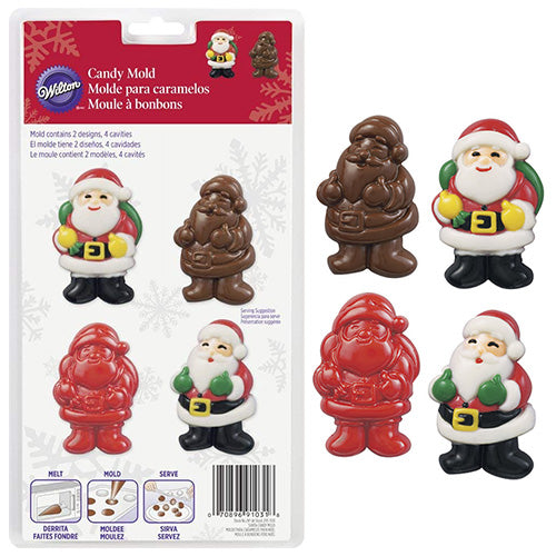 Wilton Christmas Santa Chocolate/Candy Mould