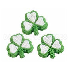 Wilton Shamrock Edible Icing Decorations 9pcs