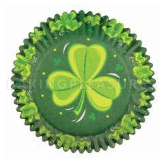 Wilton Shamrock Baking Cups 75pcs