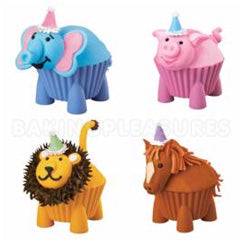 Wilton Silly Critters Silicone Baking Cups