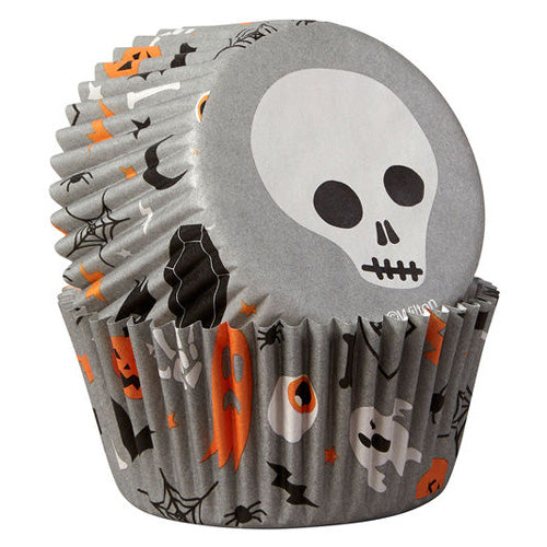 Wilton Skulls Halloween Baking Cups 75pcs