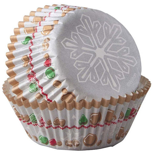 Wilton Snowflake Christmas Baking Cups 75pcs