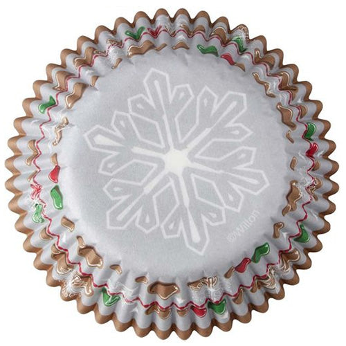 Wilton Snowflake Christmas Baking Cups 75pcs