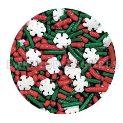 Wilton Christmas Snowflake Sprinkle Mix