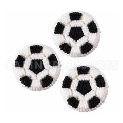 Wilton Soccer Ball Cupcake Toppers 9pcs