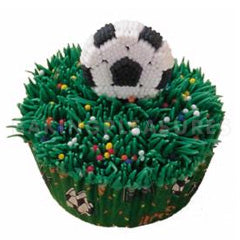 Wilton Soccer Ball Cupcake Toppers 9pcs