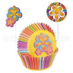 Wilton Summer Hibiscus Cupcake Combo 24pcs