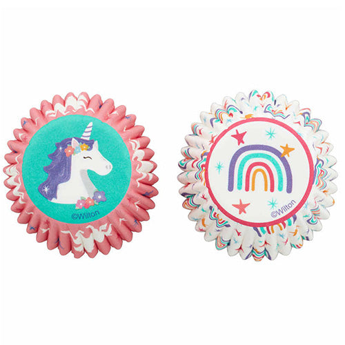 Wilton Unicorn and Rainbow Mini Baking Cups 100pcs