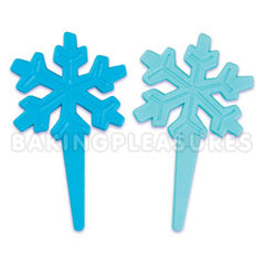 Winter Cupcake Picks 12pcs