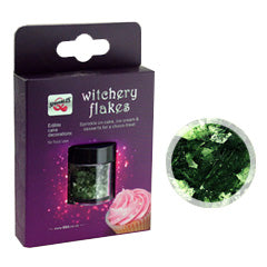 Witchery Edible Flakes Green 1.5g