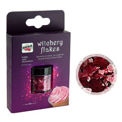 Witchery Edible Flakes Metallic Mauve 1.5g