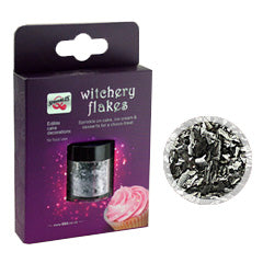 Witchery Edible Flakes Silver 1.5g