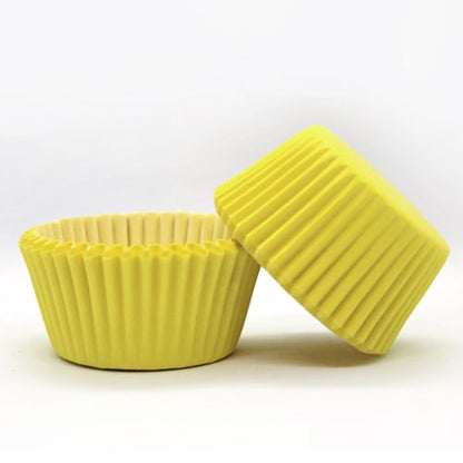 BULK Yellow Baking Cups (#550) 500pcs
