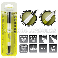 Yellow Edible Food Pen