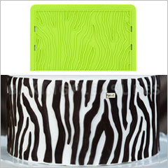 Marvelous Molds Zebra Silicone Onlay