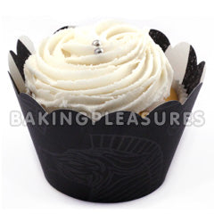 Zebra Stripes Cupcake Wrapper 12pcs (Reversible)